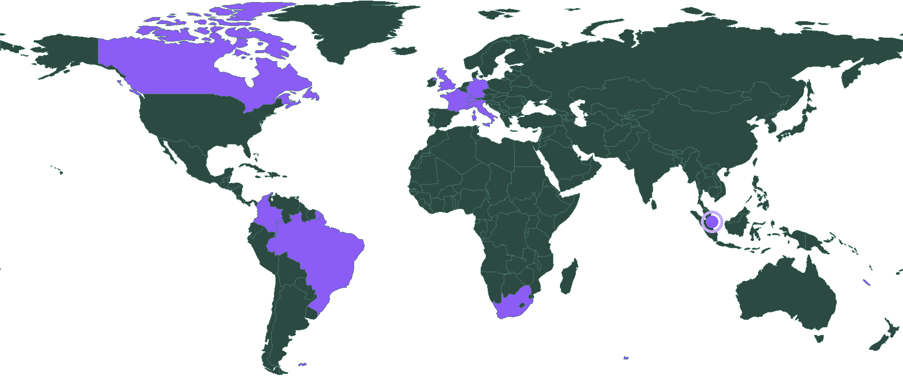 Bootcamp locations around the world