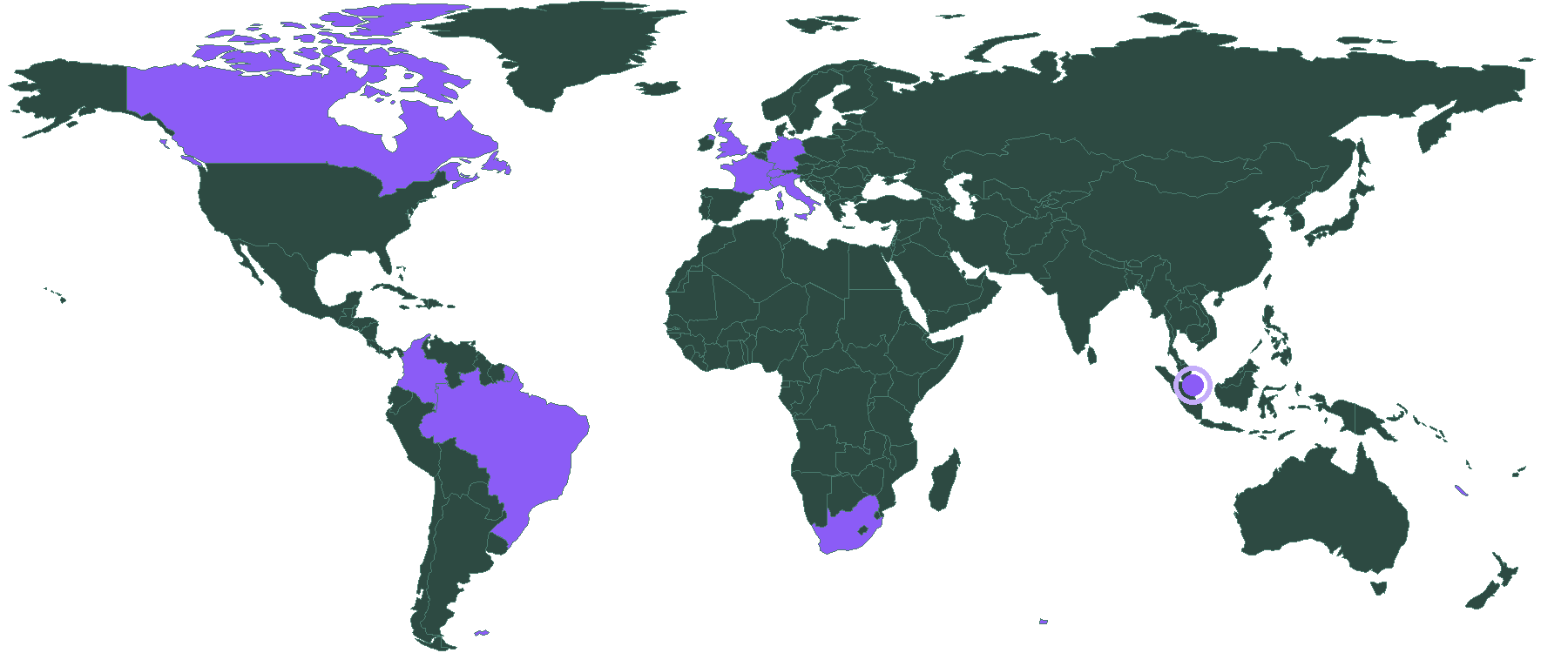 Bootcamp locations around the world